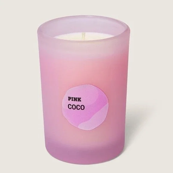 VICTORIA’S Secret PINK Coco Soy-Wax Blend Candle - Picture 1 of 3